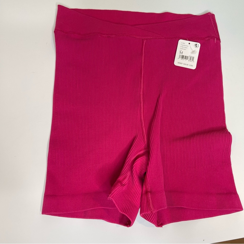Free People Movement "Free Throw" High Rise Bike Shorts - Picture 4 of 8